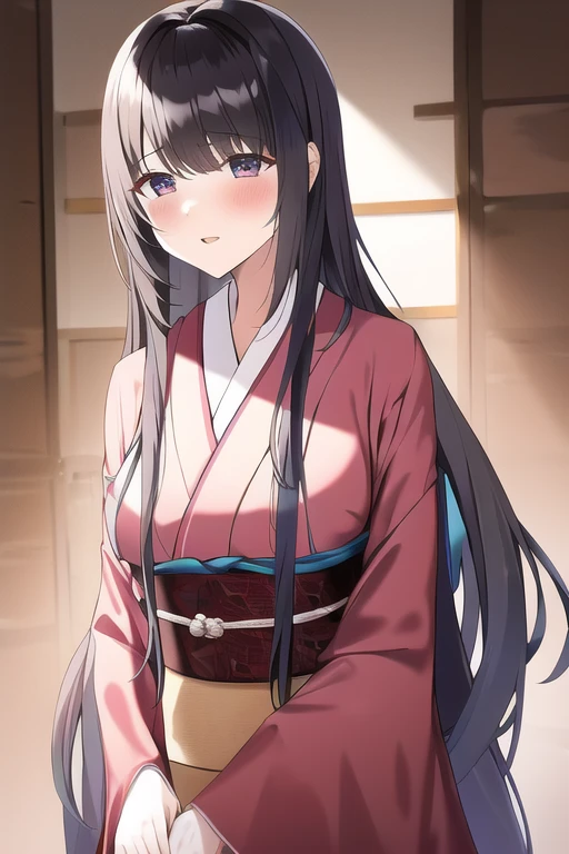 [NovelAI] cheveux longs femme Chef-d'œuvre kimono [Illustration]